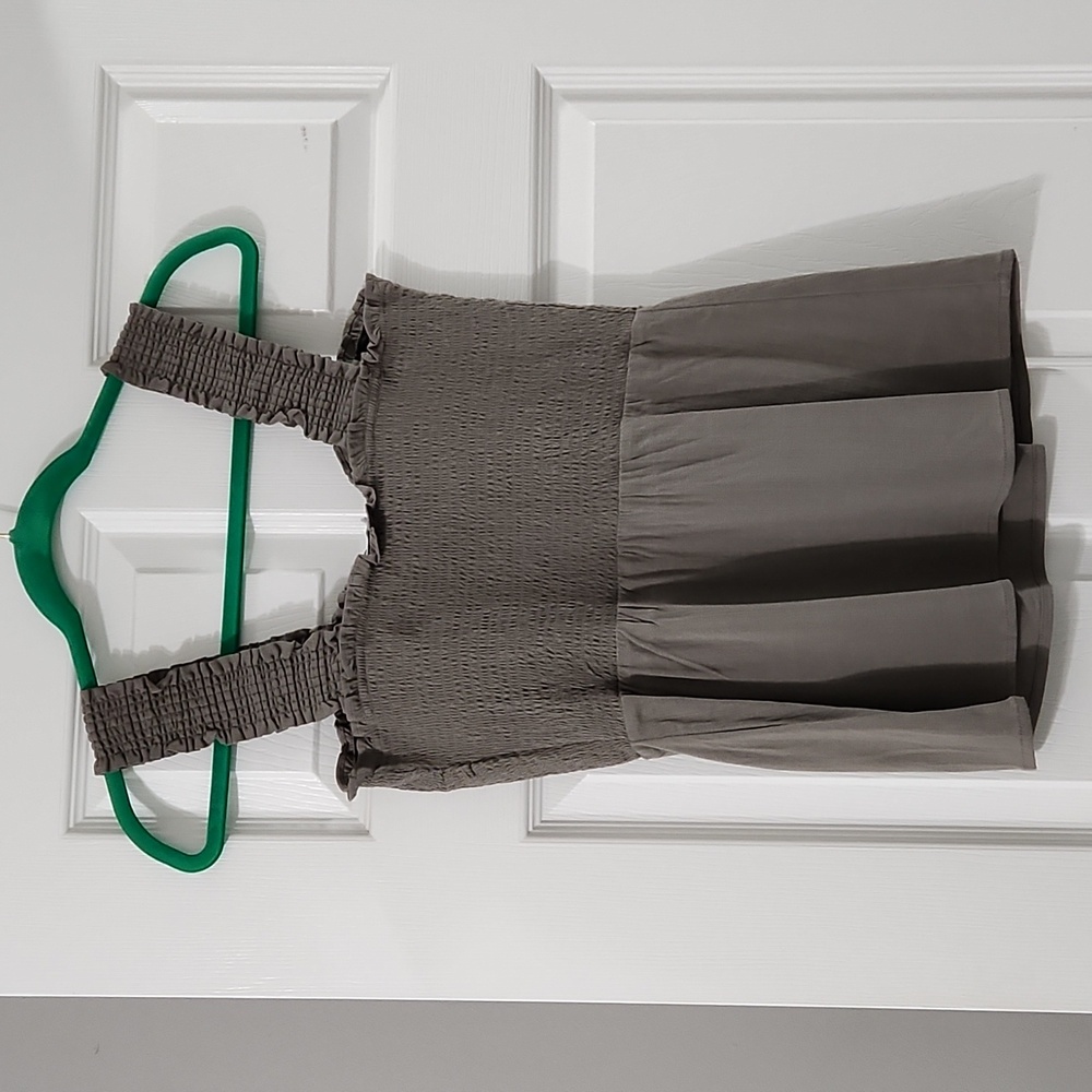 Market & Spruce sleeveless smocked top - Picture 4 of 6